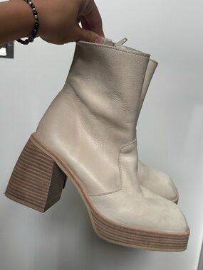 Free people platform leather boot